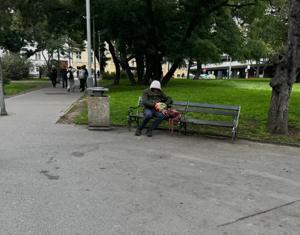 Hlavní nádraží, Praha, Bezdomovci